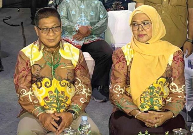Ketua DPRD Kota Palangka Raya, Subandi, memberikan keterangan terkait kenaikan anggaran BPBD pada APBD Perubahan 2026 guna memperkuat penanganan Karhutla, Kamis (17/9).