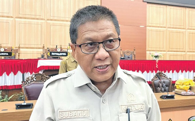 Ketua DPRD Kota Palangka Raya, Subandi