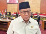 Ketua DPRD Kota Palangka Raya, Subandi, usai memimpin Rapat Paripurna terkait pembahasan Perubahan APBD 2026 dan Raperda Kawasan Permukiman, Selasa (1/9).