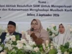 Wakil Bupati Irawati. Menghadiri peringatan Maulid Nabi Muhammad SAW 2026 di Masjid Agung Wahyu Al Hadi, Selasa, (8/9/2026). Wakil Bupati Irawati. Menghadiri peringatan Maulid Nabi Muhammad SAW 2026 di Masjid Agung Wahyu Al Hadi, Selasa, (8/9/2026).