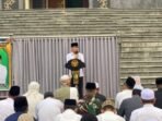 Pemerintah Kota Palangka Raya laksanakan alat Istisqo bersama masyarakat di Masjid Kecubung, Rabu (2/9).