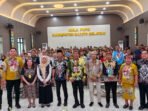 Ketua TPPKK Barsel saat memberikan sambutan pada kegiatan Festival Tunas Bahasa Ibu di Aula PUPR Barsel. Ketua TPPKK Barsel saat memberikan sambutan pada kegiatan Festival Tunas Bahasa Ibu di Aula PUPR Barsel.