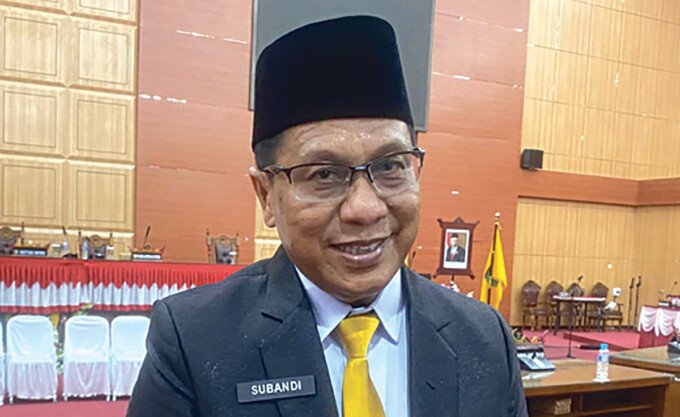 Ketua DPRD Kota Palangka Raya, Subandi