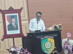 Juru Bicara Fraksi Gerindra DPRD Kota Palangka Raya, Jati Asmoro, menyampaikan pemandangan umum fraksinya terhadap Nota Keuangan RAPBD 2027 dalam Rapat Paripurna, Senin (5/10).