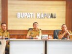 Sekda Kapuas Dr Usis I Sangkai bersama dinas terkait bahas tentang keputusan akhir hasil pendataan rusus dan verifikasi penghuni rumah khusus yang berada di Handel Bere.