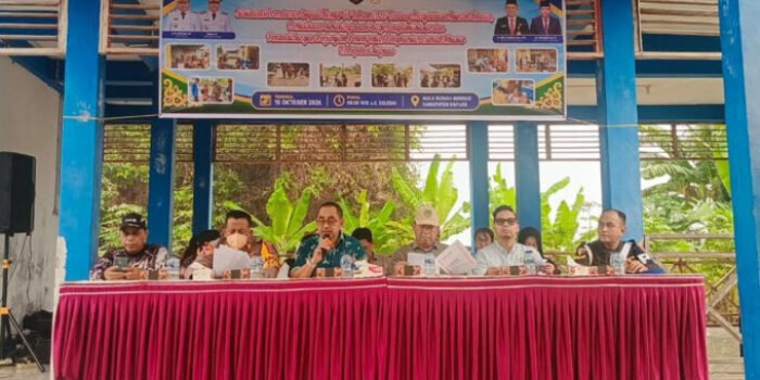 Pemkab Kapuas menggelar sosialisasi Perbup nomor 34 tahun 2026 tentang penempatan dan penghunian rumah khusus, Sabtu (10/10).