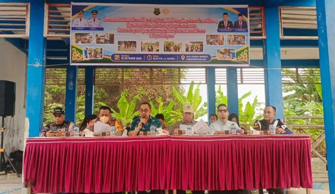 Pemkab Kapuas menggelar sosialisasi Perbup nomor 34 tahun 2026 tentang penempatan dan penghunian rumah khusus, Sabtu (10/10).